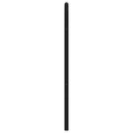 Fekete fém csere fejtámla 160 cm 5