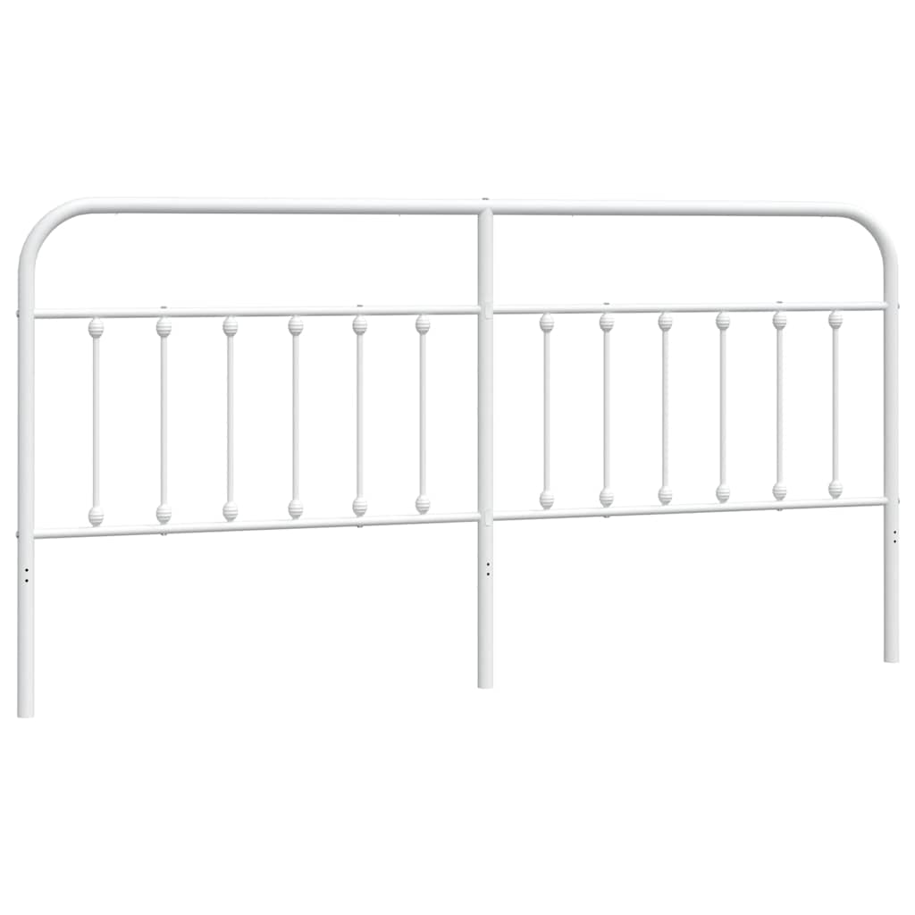 Fehér fém csere fejtámla 193 cm 2