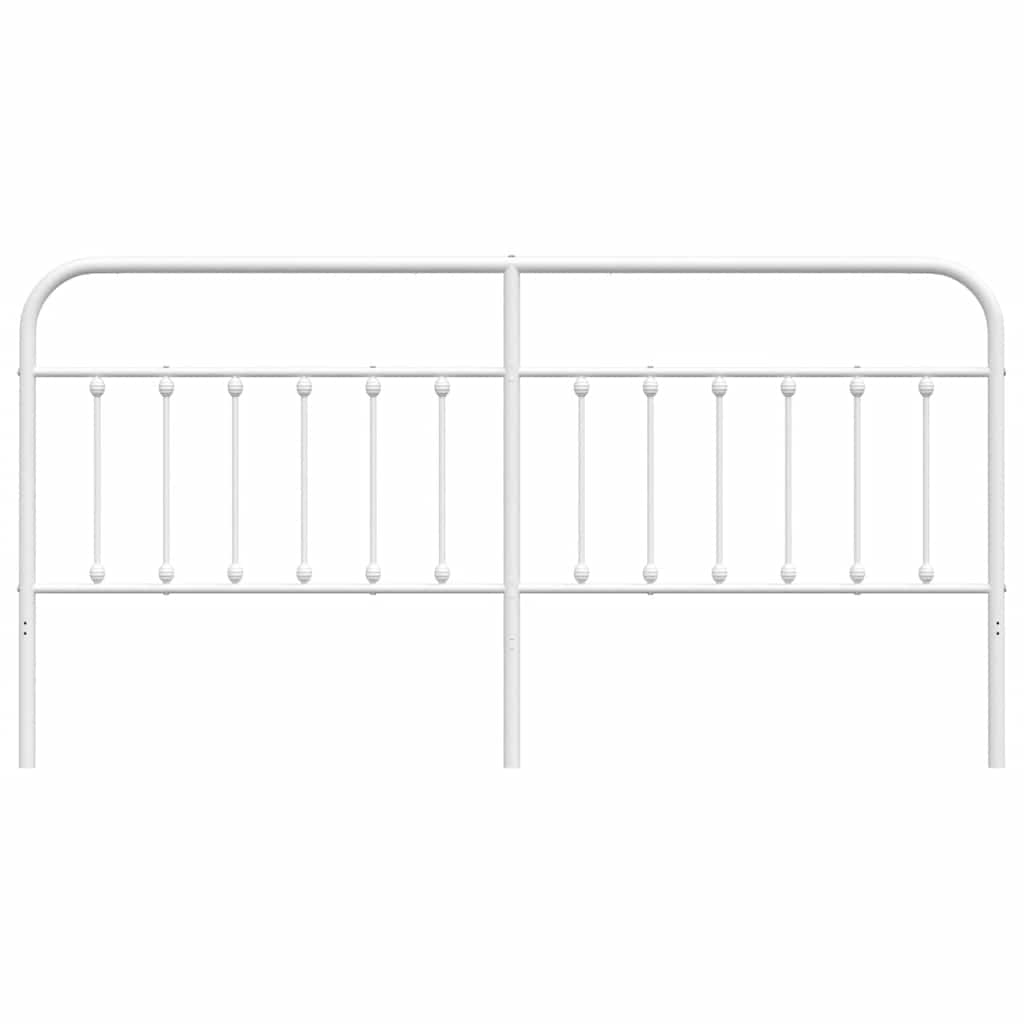Fehér fém csere fejtámla 193 cm 4