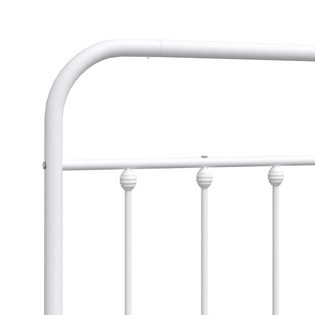 Fehér fém csere fejtámla 193 cm 6