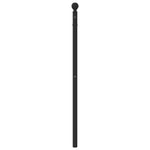 Fekete fém csere fejtámla 90 cm 4