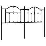 Fekete fém csere fejtámla 150 cm 2