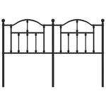 Fekete fém csere fejtámla 150 cm 4