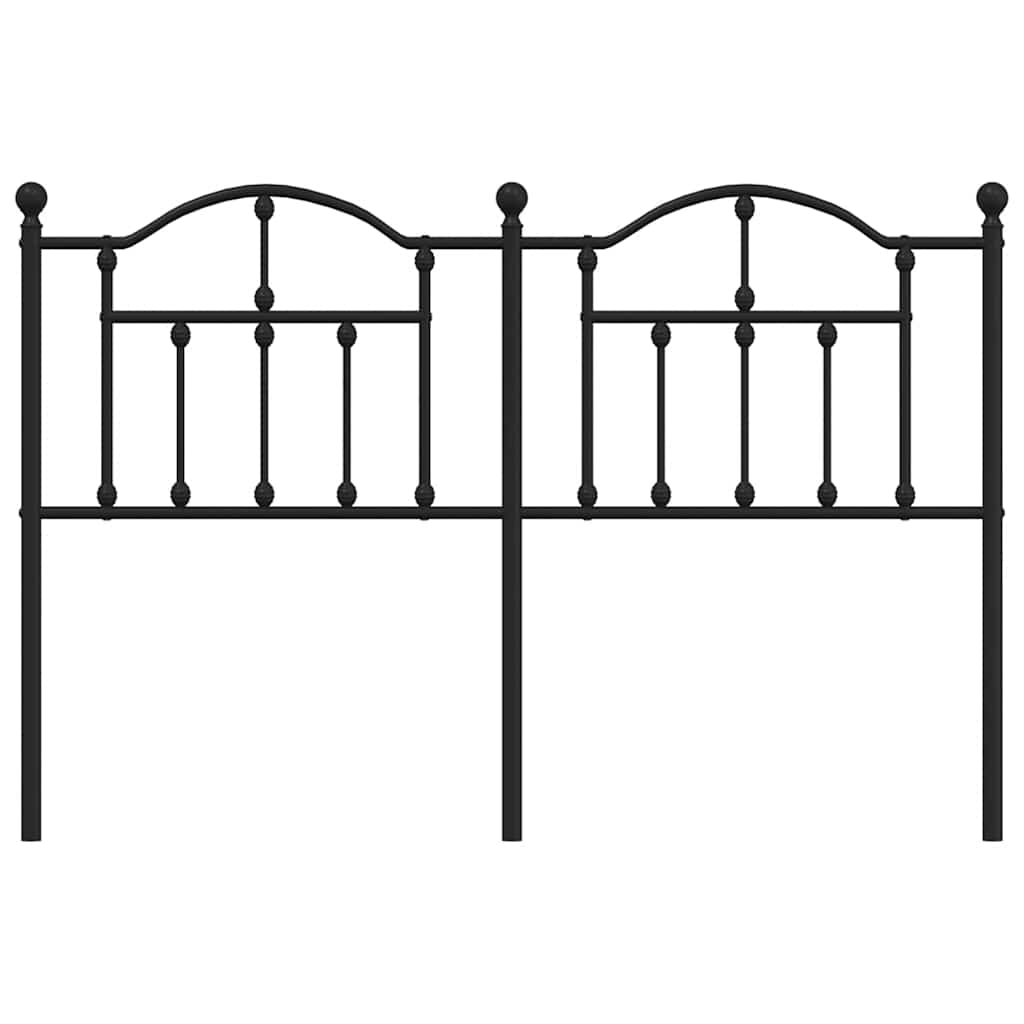 Fekete fém csere fejtámla 150 cm 4