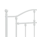 Fehér fém csere fejtámla 100 cm 6