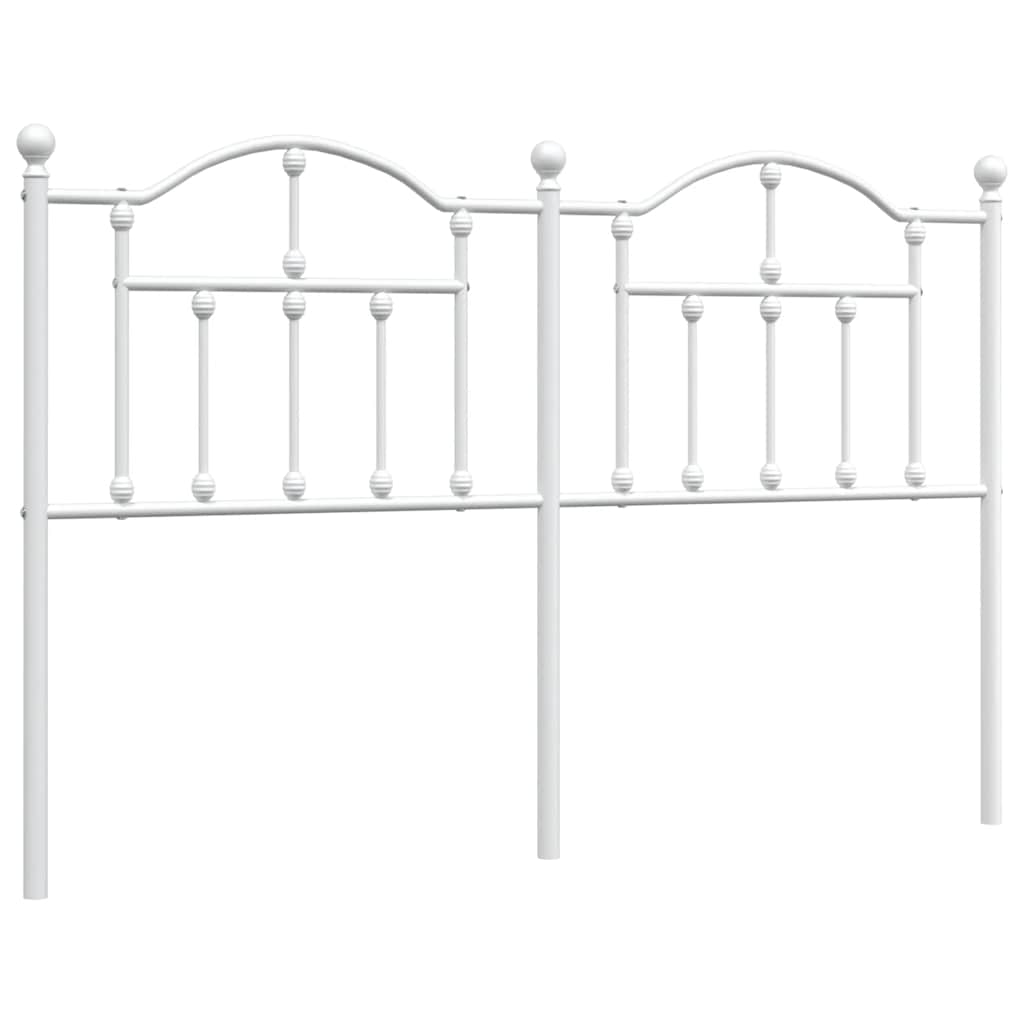 Fehér fém csere fejtámla 135 cm 2