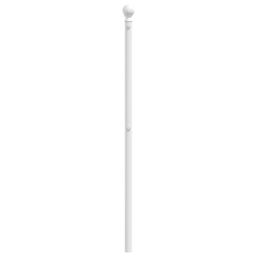 Fehér fém csere fejtámla 150 cm 5