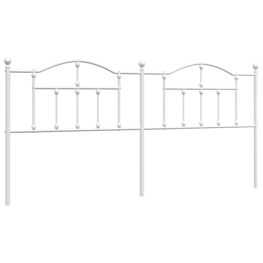 Fehér fém csere fejtámla 200 cm 2