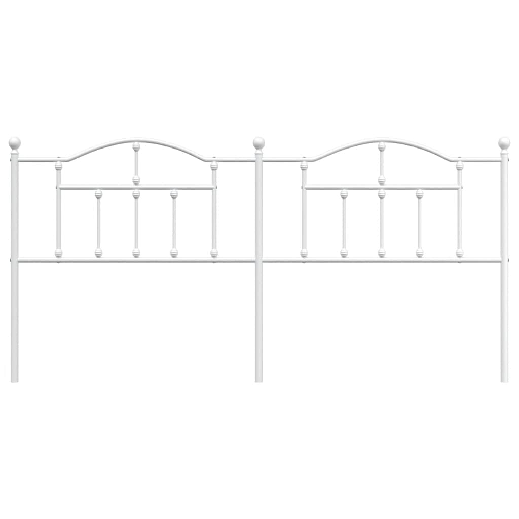Fehér fém csere fejtámla 200 cm 3
