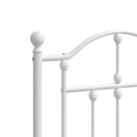 Fehér fém csere fejtámla 200 cm 5