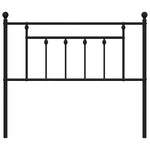 Fekete fém csere fejtámla 100 cm 4