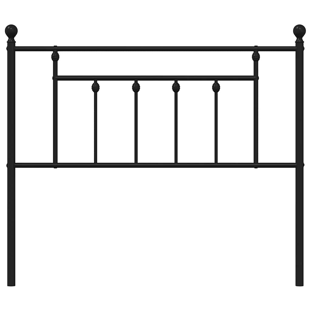 Fekete fém csere fejtámla 100 cm 4