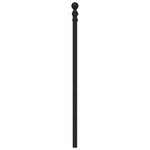 Fekete fém csere fejtámla 100 cm 5