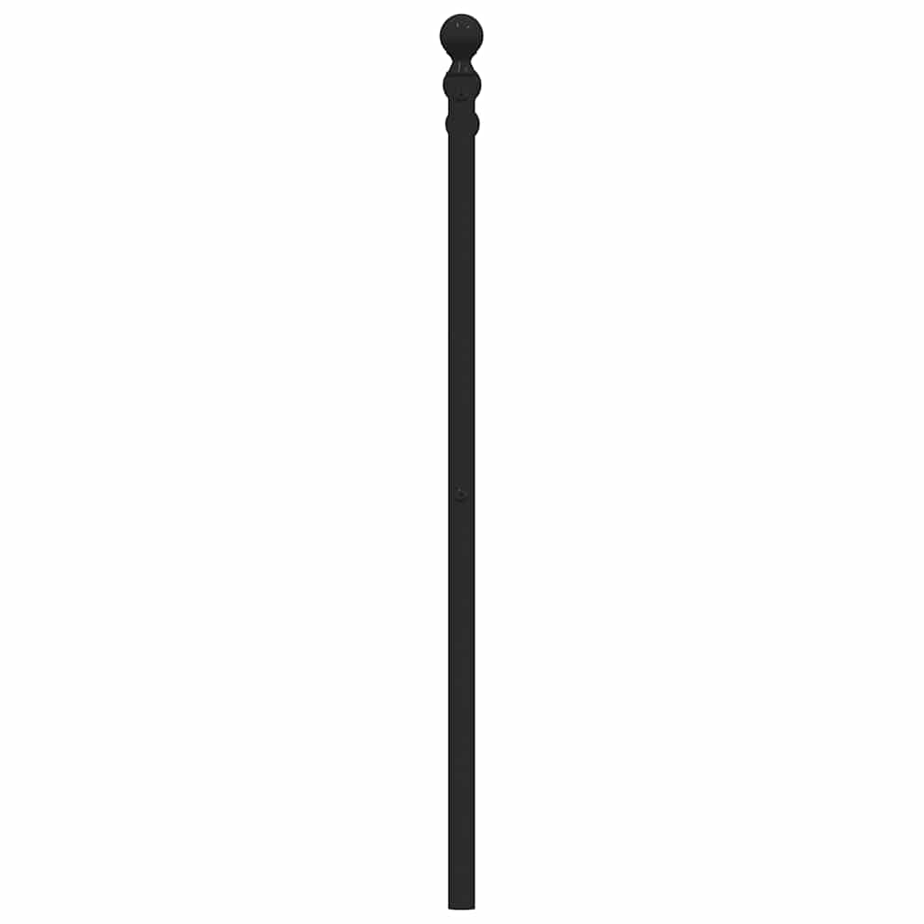 Fekete fém csere fejtámla 100 cm 5