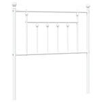 Fehér fém csere fejtámla 80 cm 2
