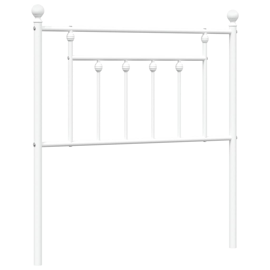Fehér fém csere fejtámla 80 cm 2