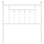 Fehér fém csere fejtámla 80 cm 4