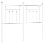Fehér fém csere fejtámla 120 cm 2