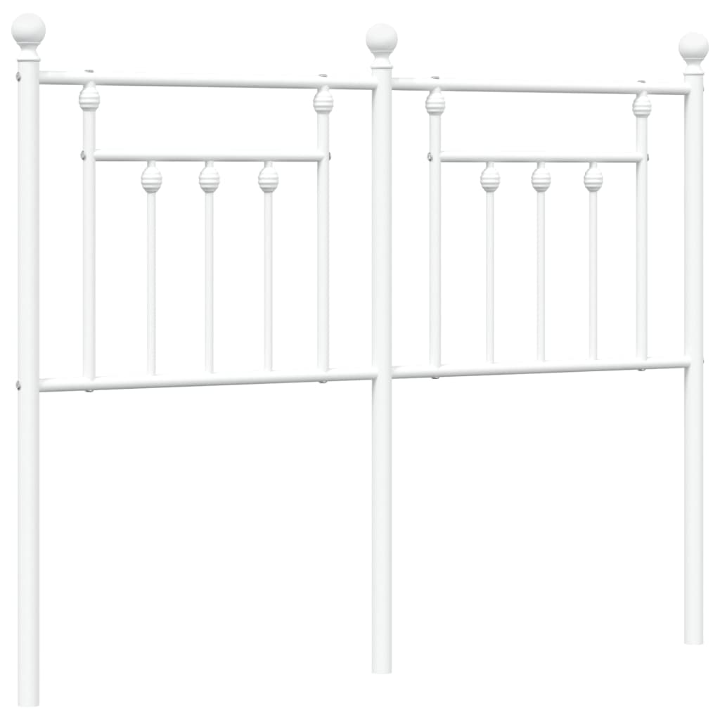 Fehér fém csere fejtámla 120 cm 2