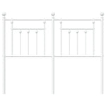 Fehér fém csere fejtámla 120 cm 4