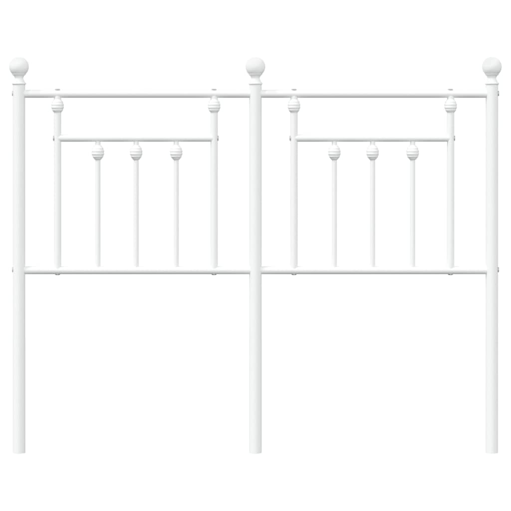 Fehér fém csere fejtámla 120 cm 4