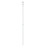 Fehér fém csere fejtámla 120 cm 5