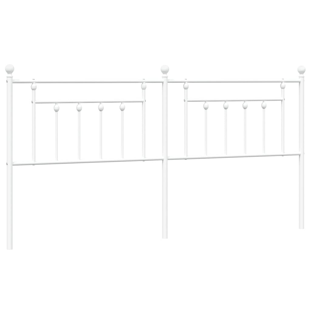 Fehér fém csere fejtámla 200 cm 2