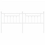 Fehér fém csere fejtámla 200 cm 4