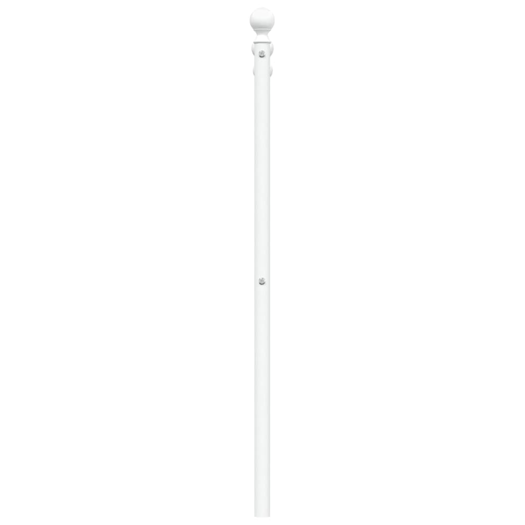 Fehér fém csere fejtámla 200 cm 5