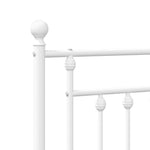 Fehér fém csere fejtámla 200 cm 6