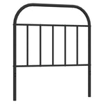 Fekete fém csere fejtámla 80 cm 2