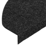 10 db fekete öntapadó lépcsőszőnyeg 65 x 22,5 x 3,5 cm 7