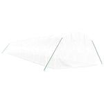 Fehér acélvázas melegház 48 m² 16 x 3 x 2 m 3