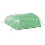 Zöld acélvázas melegház 32 m² 8 x 4 x 2 m 6