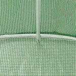 Zöld acélvázas melegház 96 m² 16 x 6 x 2,85 m 9