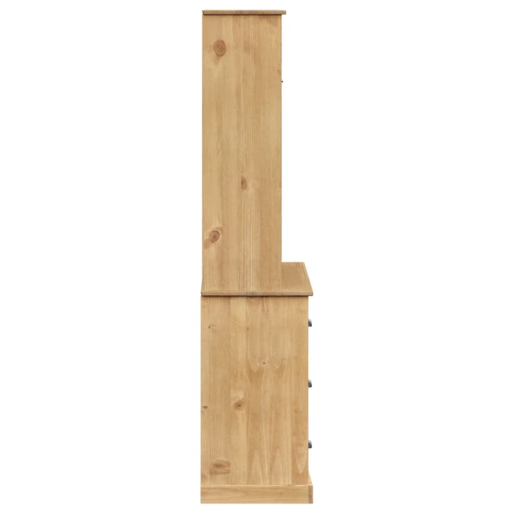 VIGO tömör fenyőfa magasszekrény 78x40x175 cm 6
