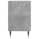 2 db betonszürke szerelt fa éjjeliszekrény 40x30x50 cm 6