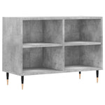 Betonszürke szerelt fa TV-szekrény 69,5x30x50 cm 2