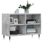 Betonszürke szerelt fa TV-szekrény 69,5x30x50 cm 3