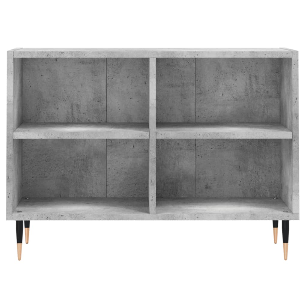 Betonszürke szerelt fa TV-szekrény 69,5x30x50 cm 4