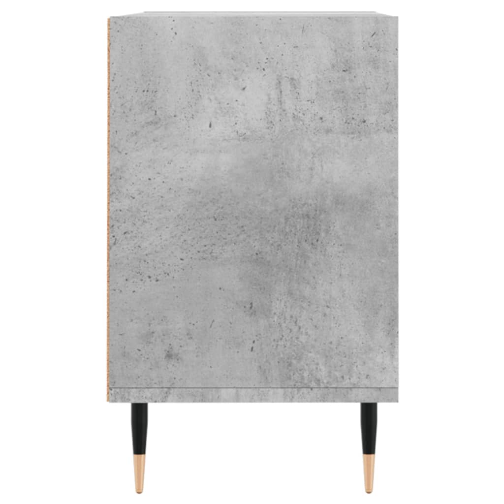 Betonszürke szerelt fa TV-szekrény 69,5x30x50 cm 5