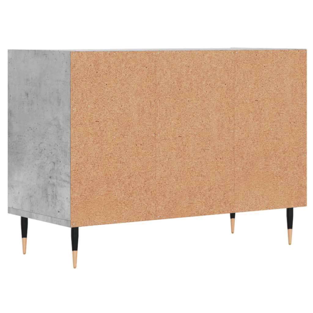 Betonszürke szerelt fa TV-szekrény 69,5x30x50 cm 6