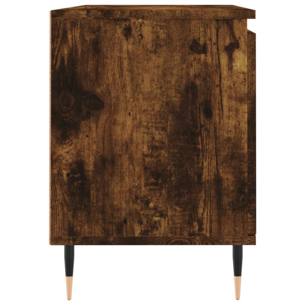 Füstös tölgy színű szerelt fa TV-szekrény 104x35x50 cm 7