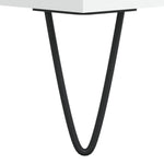 Fehér szerelt fa TV-szekrény 104 x 35 x 50 cm 9