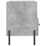 2 db betonszürke szerelt fa éjjeliszekrény 40 x 35 x 47,5 cm 8