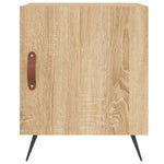 2 db sonoma tölgy színű szerelt fa éjjeliszekrény 40x40x50 cm 6