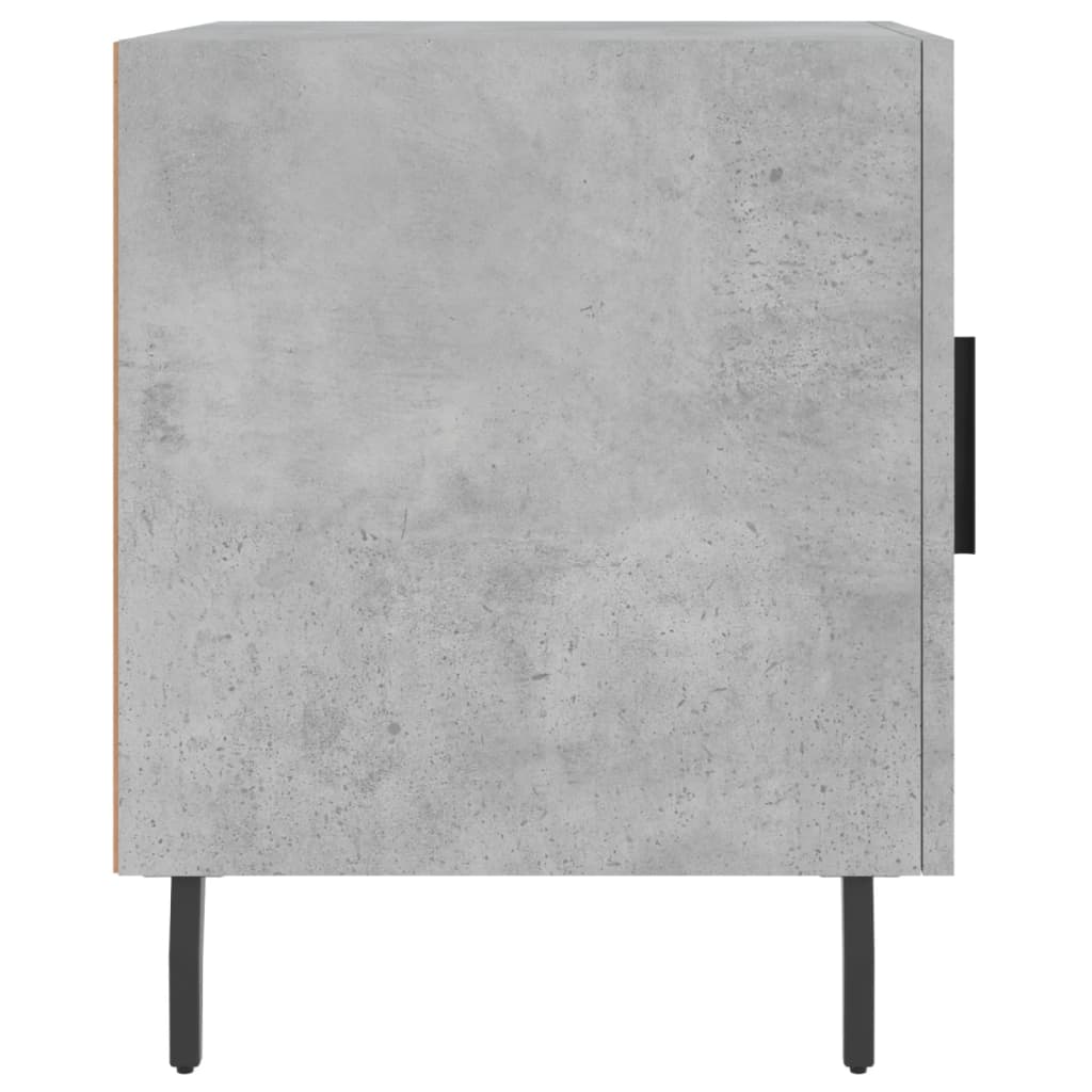 2 db betonszürke szerelt fa éjjeliszekrény 40 x 40 x 50 cm 8