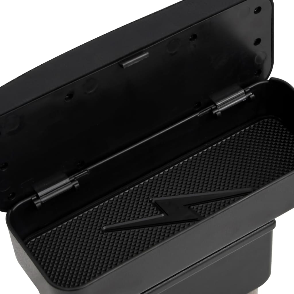 Univerzális fekete autó kartámasz 23x8x(30-38) cm ABS 7