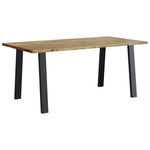 Tömör akácfa kerti étkezőasztal 150 x 90 x 75 cm 2