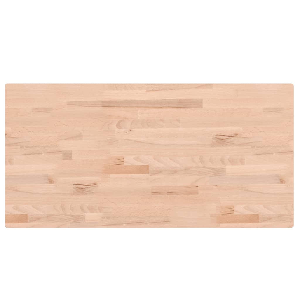 Tömör bükkfa téglalap alakú asztallap 100x50x4 cm 2